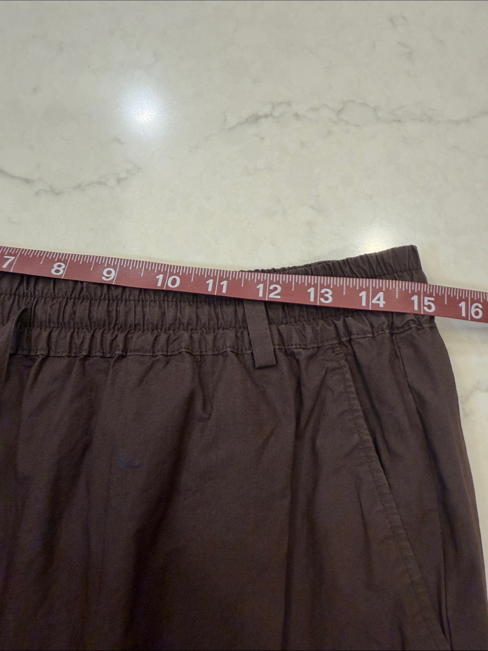 Anthropologie Maeve The Brooklin Poplin Tie Front Pull On Pants - Picture 8 of 10